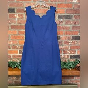 Beautiful Talbots Royal Blue Dress, Sz 12, NWT